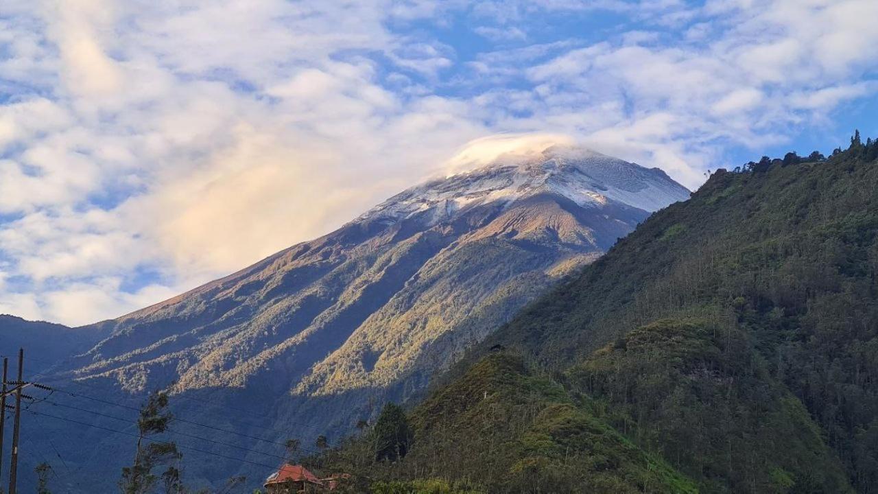 Elegante Apartamento Con Vistas Al Volcan Tungurahua Baños Exterior foto